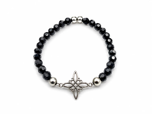 Pulsera Nudo de Bruja Negra Protectora