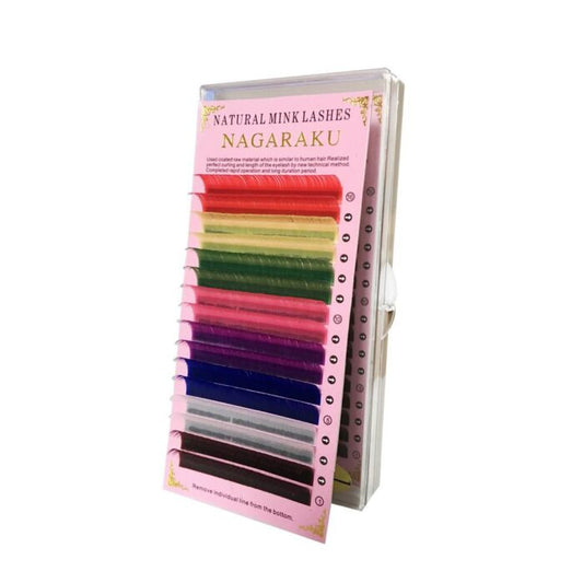 EXTENSIONES DE PESTAÑAS COLOR NAGARAKU 0.07D MEDIDA UNICA