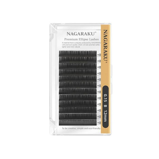 EXTENSIONES DE PESTAÑAS PELO LISO CRIS NEGRO NAGARAKU 0.15D MIX