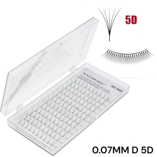 Extensiones Pestañas Nagaraku 5d Volumen Abanico Tecnologica