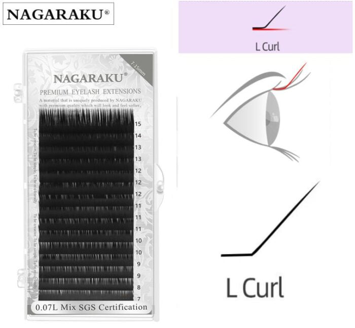 EXTENSIONES DE PESTAÑAS CLASICAS 0.07L MIX NAGARAKU
