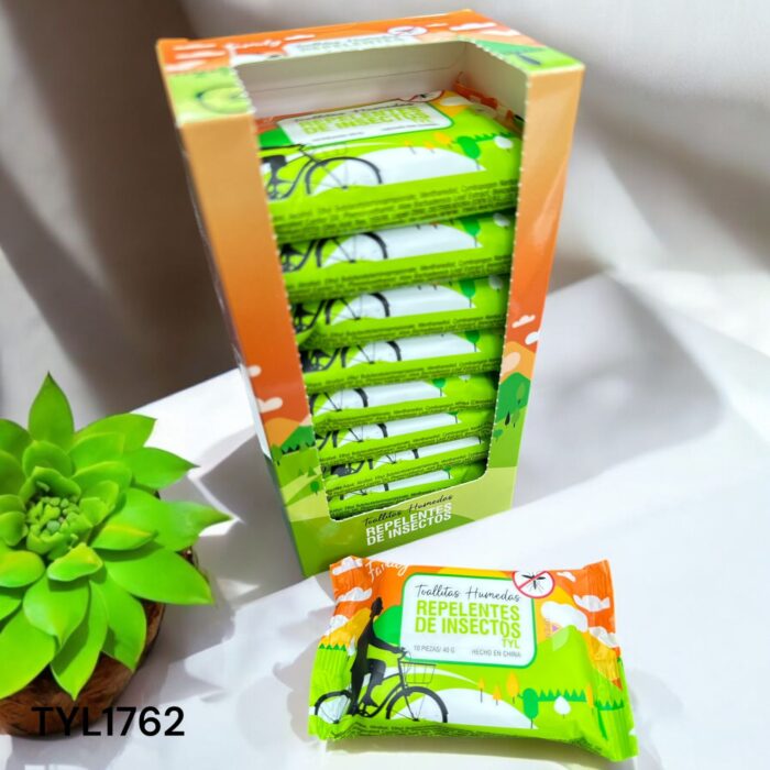 TOALLITAS HUMEDAS  REPELENTE PARA INSECTOS X10 PIEZAS THELMA&LOUISE