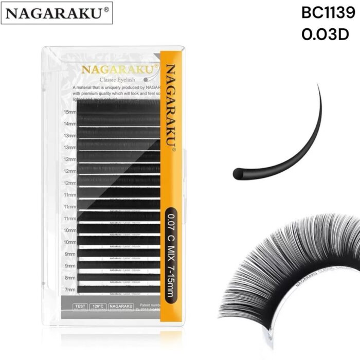 EXTENSIONES DE PESTAÑAS NAGARAKU 0.03D MIX