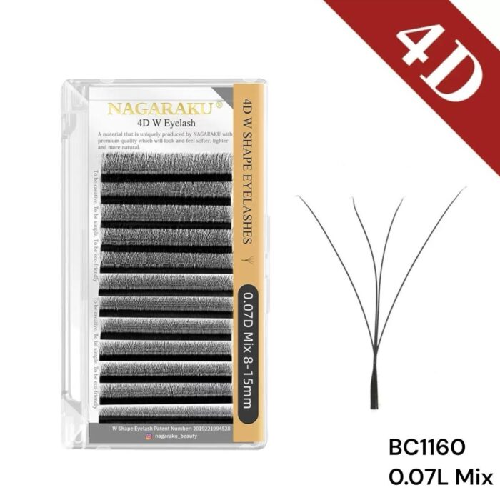 EXTENSIONES DE PESTAÑAS TECNOLOGICAS 4D W NAGARAKU 0.07L MIX –