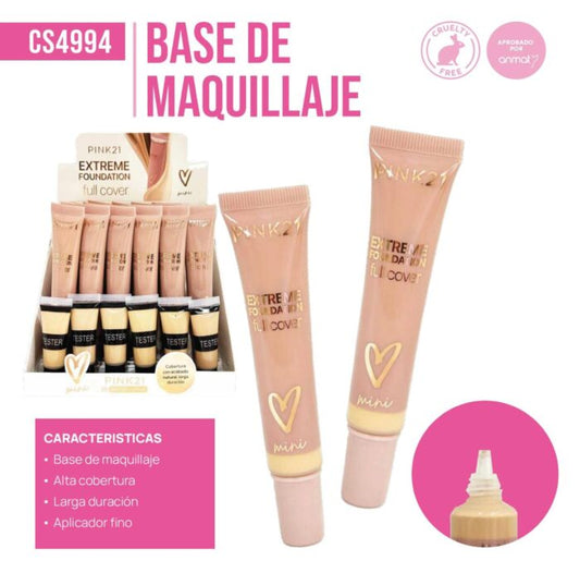 BASE DE MAQUILLAJES PINK21