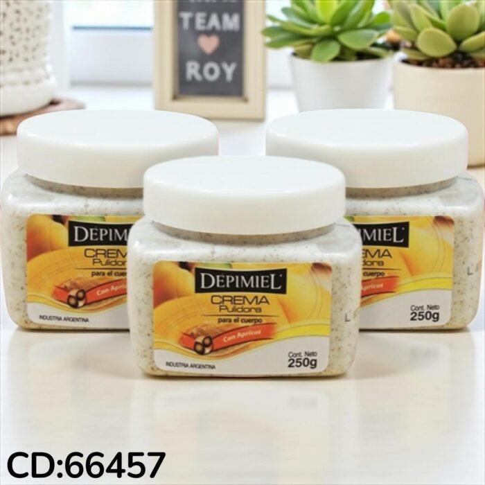 CREMA PULIDORA CON APRICOT 250GR DEPIMIEL