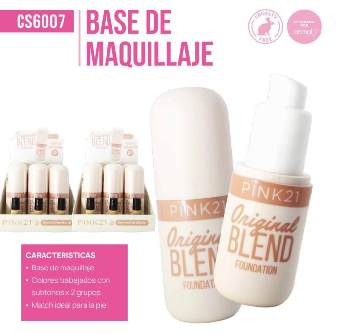 BASE DE MAQUILLAJE PINK21