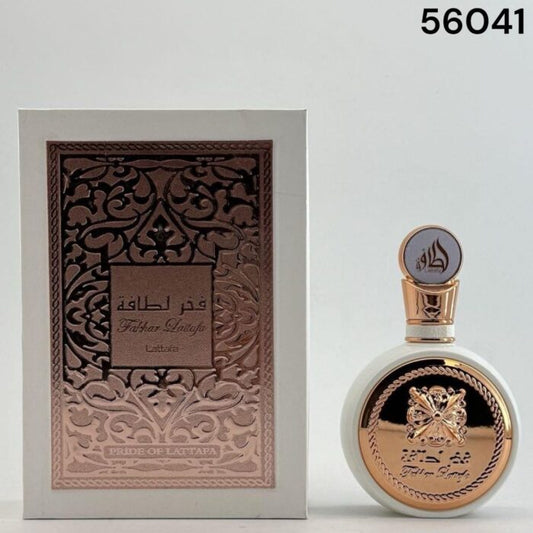 PERFUME ARABE FHAKAR LATTAFA ROSE 100 ML