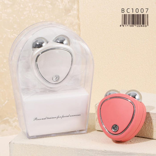 Mini Masajeador Facial Microcorriente Doble Cabezal Lifting