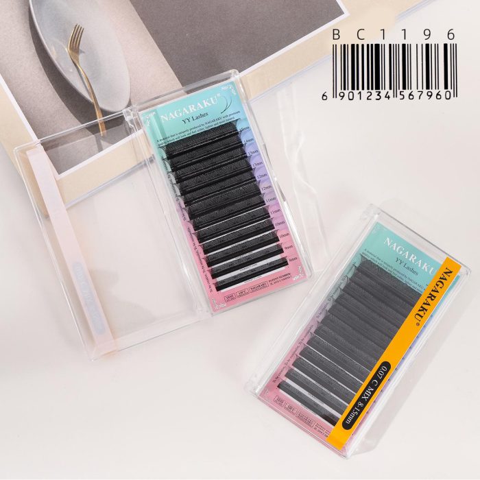 EXTENSIONES DE PESTAÑAS TECNOLOGICAS 2D YY NAGARAKU 0.07C MIX
