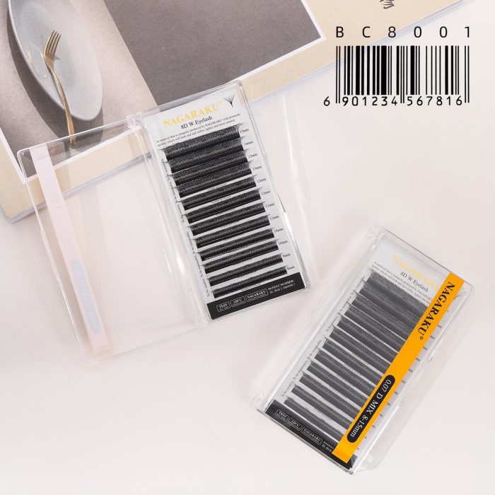 EXTENSIONES DE PESTAÑAS TECNOLOGICAS 8D W NAGARAKU 0.07D MIX