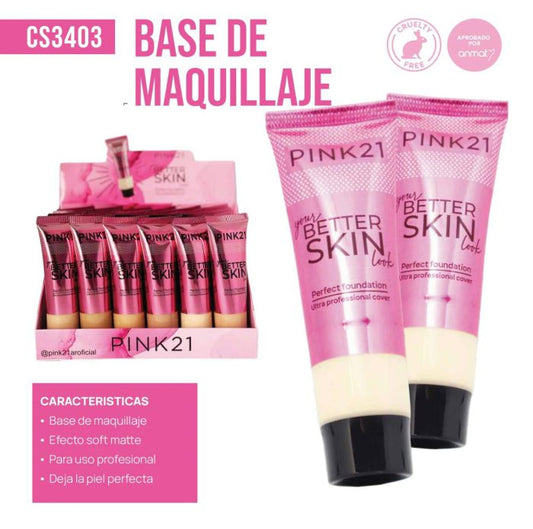 BASE DE MAQUILLAJE PINK21
