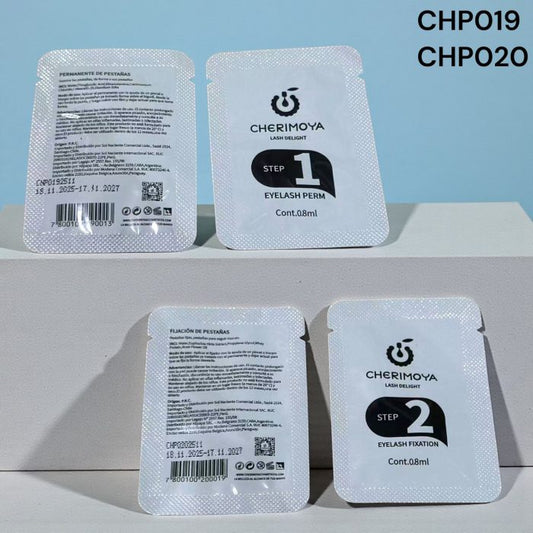 LIFTING DE PESTAÑA PASO 1 Y 2 DE CHERIMOYA