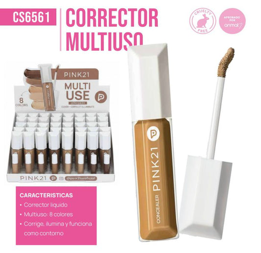 CORRECTOR LIQUIDO MULTIUSO PINK21