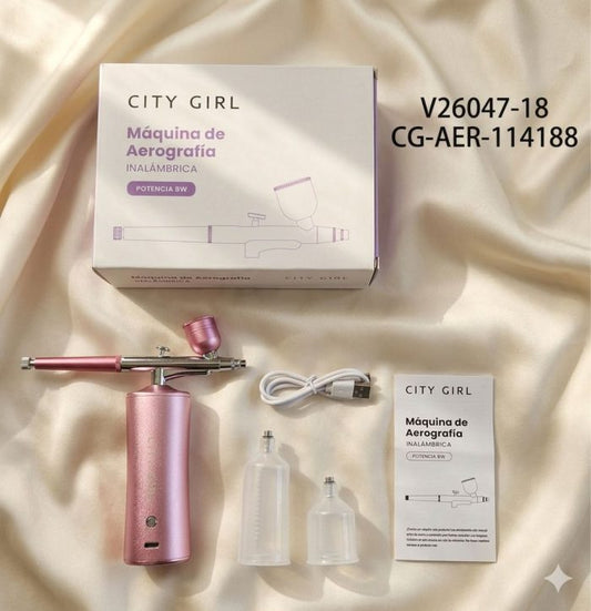 Aerógrafo Inalámbrico Portátil CITY GIRL V26047
