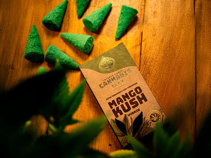 SAHUMERIO EN CONO LINEA CANNABIS SAGRADA MADRE X 1