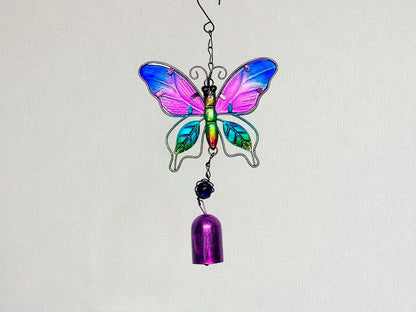 Colgante móvil mariposa con campana