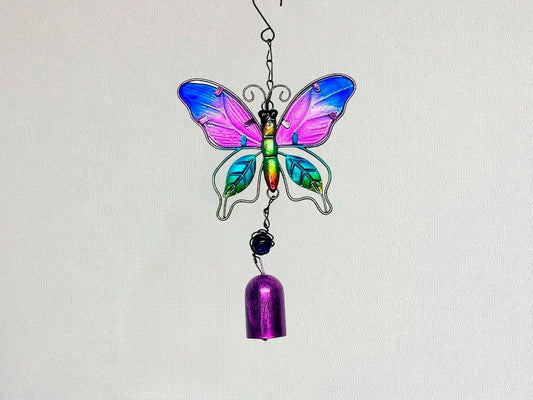Colgante móvil mariposa con campana