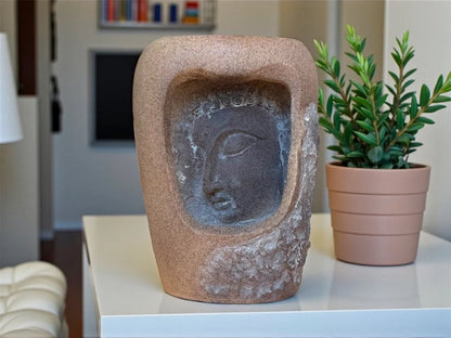 Fuente de Agua Buda Lluvia con LED 24 cm