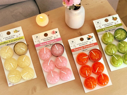 Velas de Noche x6 Aromática Colgable