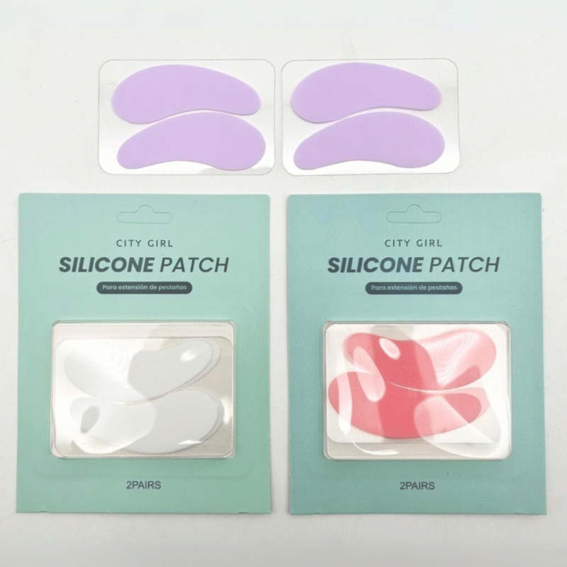 PARCHES DE SILICONA PARA PESTAÑAS 2 PARES  CITY GIRL