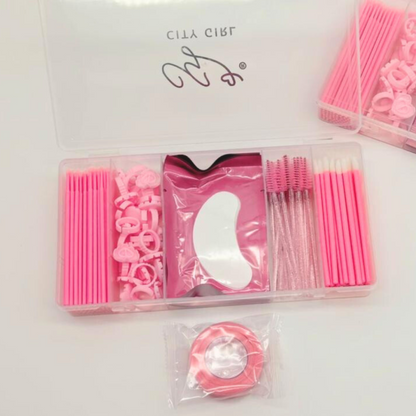CAJA CON ESENCIALES PARA PESTAÑAS CITY GIRL