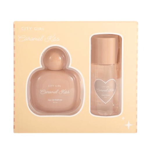 PERFUME CARAMEL KISS 50ml + BODY SPLASH 85ml