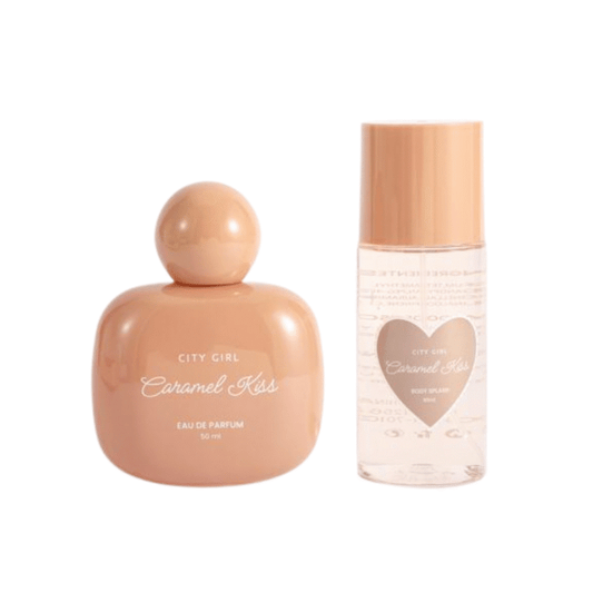 PERFUME CARAMEL KISS 50ml + BODY SPLASH 85ml