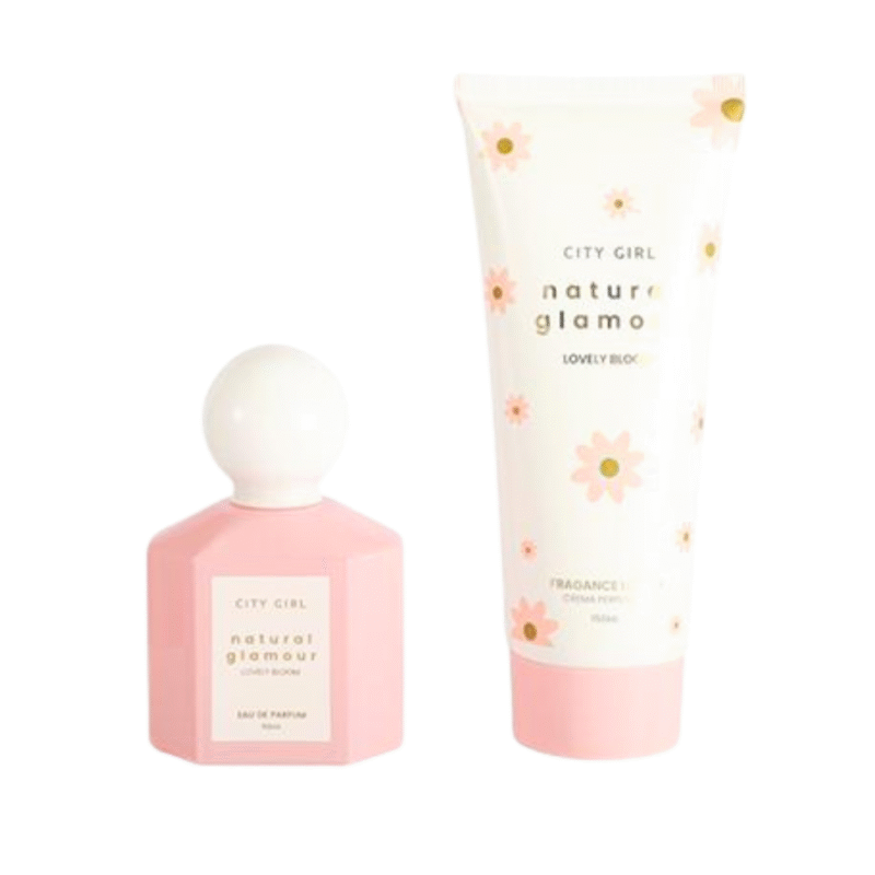 PERFUME NATURAL GLAMOUR 50ml + CREMA CORPORAL 150ml