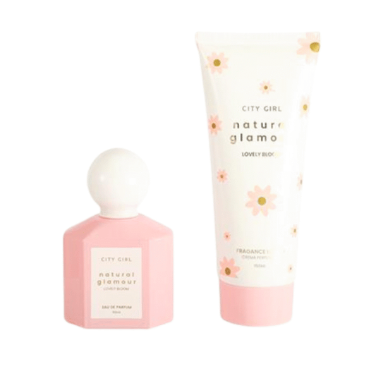 PERFUME NATURAL GLAMOUR 50ml + CREMA CORPORAL 150ml