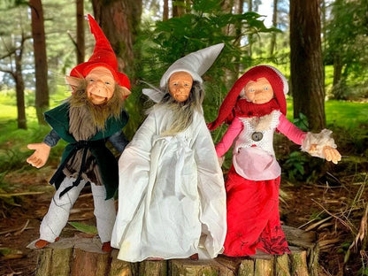 Duendes, Magos y Chamanas de Resina Grande - Más de 30 cm