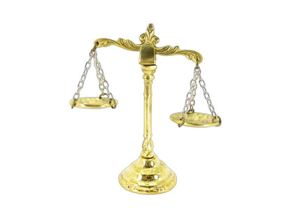Balanza con Pie Bronce 12,5 cm