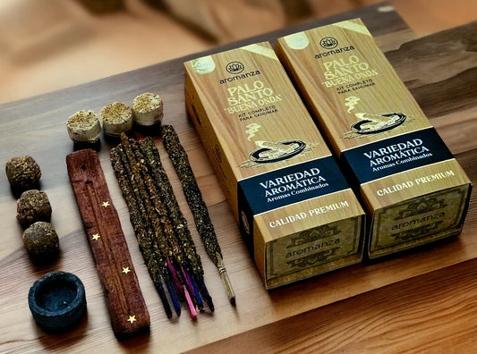 Kit Palo Santo Buena Onda x1 - Aromanza
