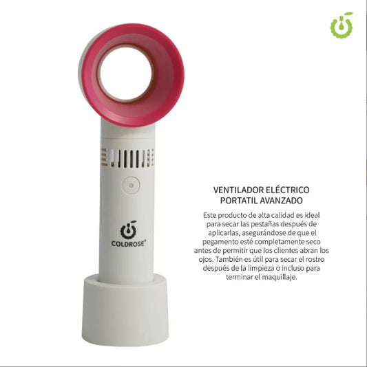 Ventilador Secador Para Pestañas Portátil COLDROSE