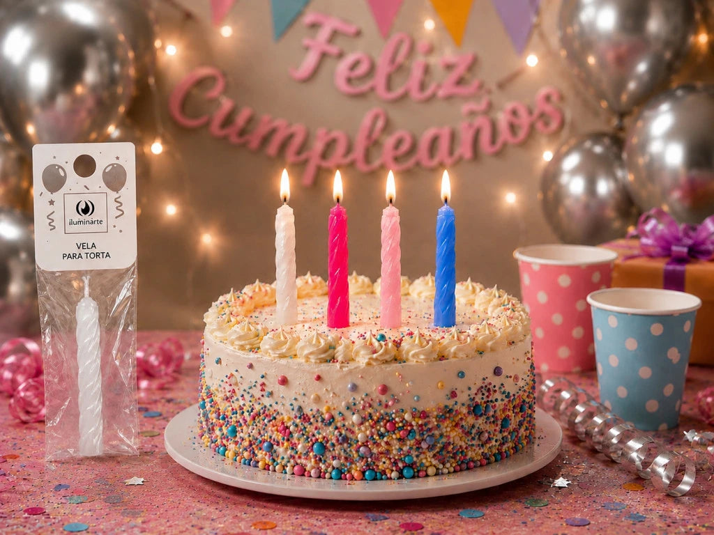 Vela para torta individual