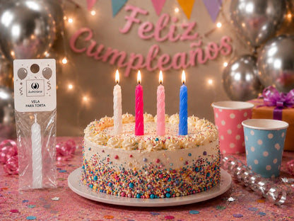 Vela para torta individual