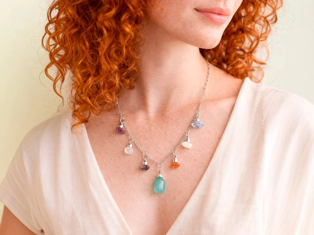 Collar Energético Piedra 7 Arcángeles - Protección y Armonía