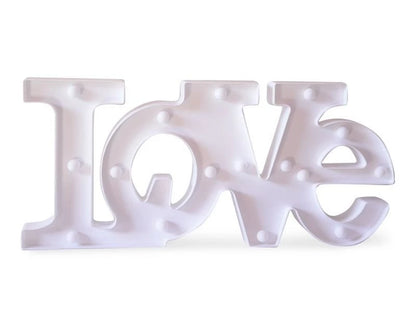LOVE Luces LED 52.5 x 23.5 cm