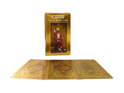 TAROT RIDER GOLD CON CARTAS DORADAS X1