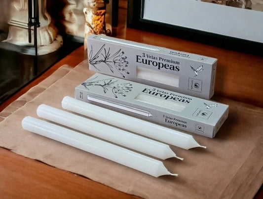 Velas Europeas Neutras X3