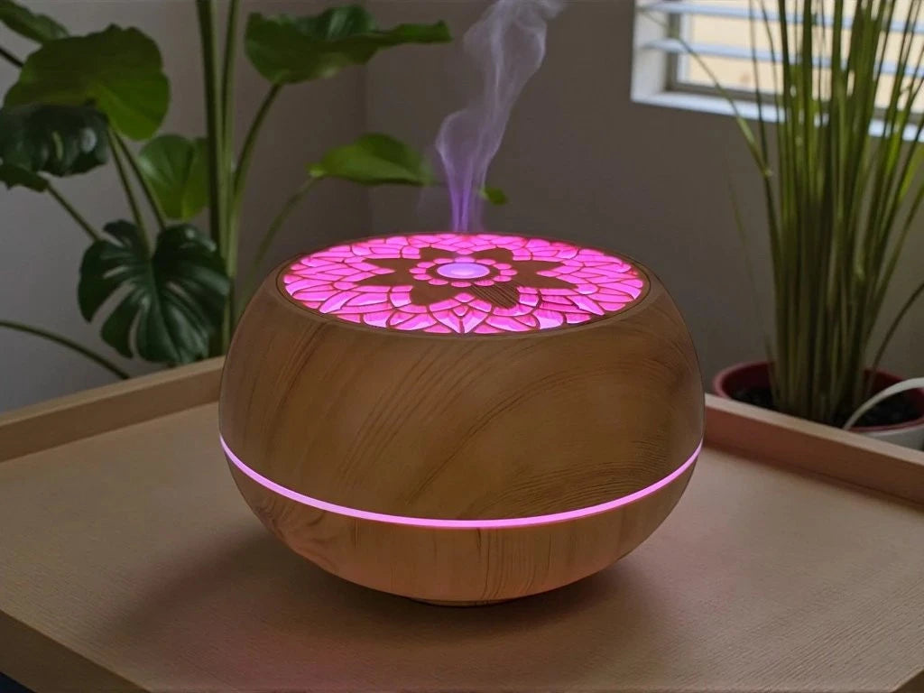 Humidificador con Luz Flor s/Filtro con C/Remoto