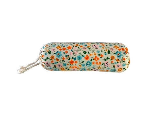 Almohadilla Cervical Bolster con Semillas y Lavanda - Funda Lavable