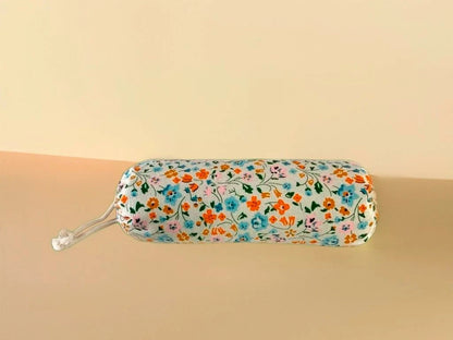 Almohadilla Cervical Bolster con Semillas y Lavanda - Funda Lavable