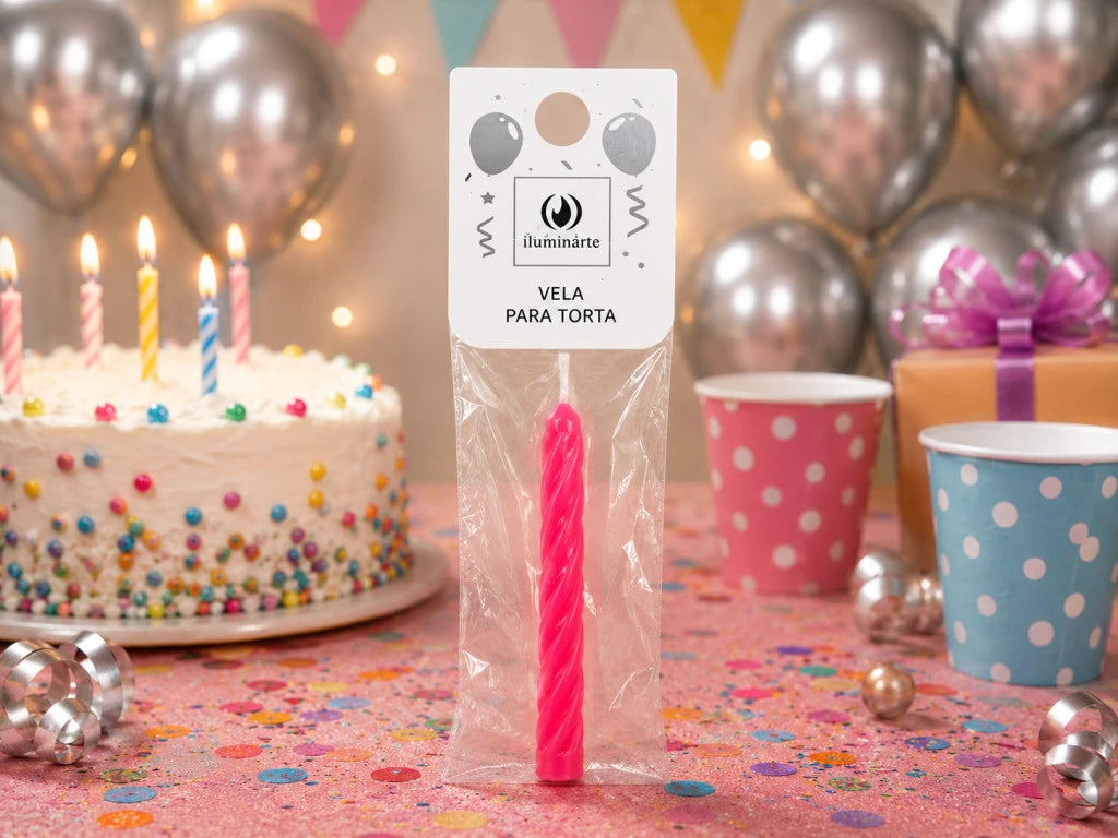 Vela para torta individual