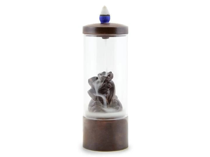 CASCADA DE HUMO CRISTAL 17 CM (IMPORTADA)