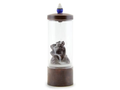 CASCADA DE HUMO CRISTAL 17 CM (IMPORTADA)