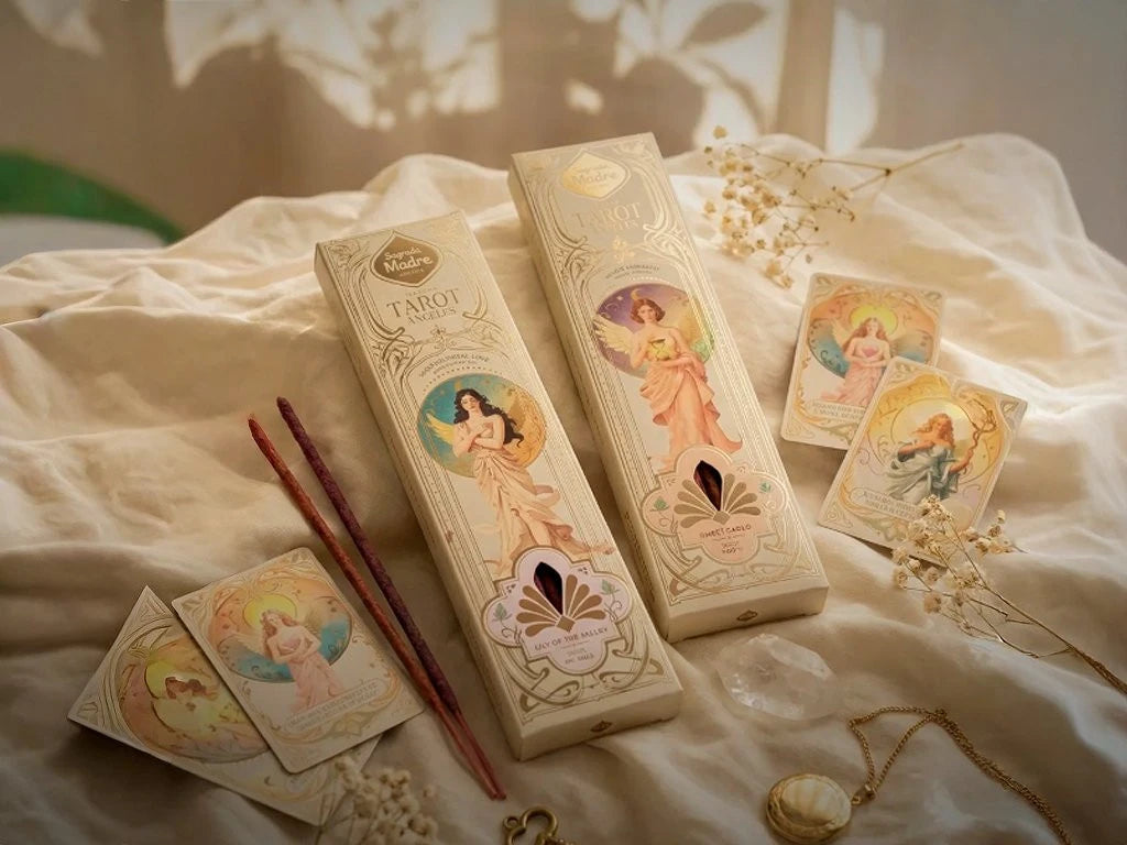 SAHUMERIO TAROT ANGELES SAGRADA MADRE X 1