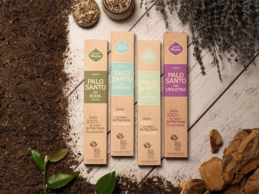 Sahumerio Sagrada Madre Palo Santo con Varios Aromas | Sagrada Madre