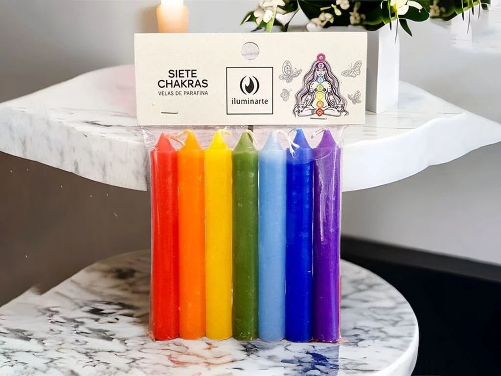 Velas 7 Chakras de Parafina