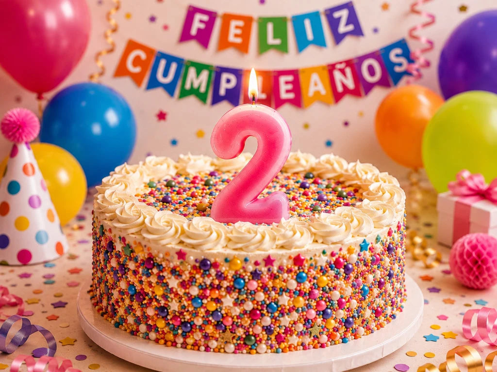 Velas de Cotillón: Número para Torta 7x4 cm